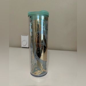 Starbucks Mermaid and Metallic Tumbler 16 oz. New